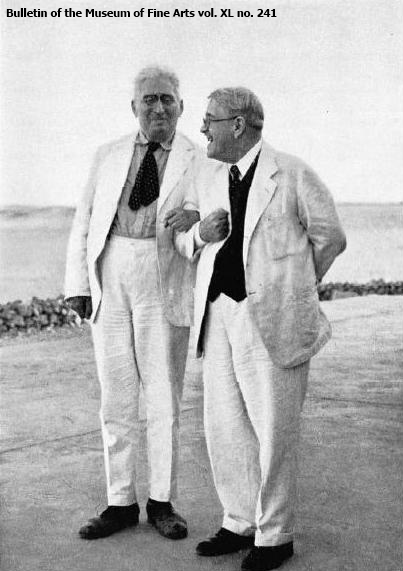 George Steindorff and George Reisner at their last meeting in Egypt (Vicky Metafora, contrib.)